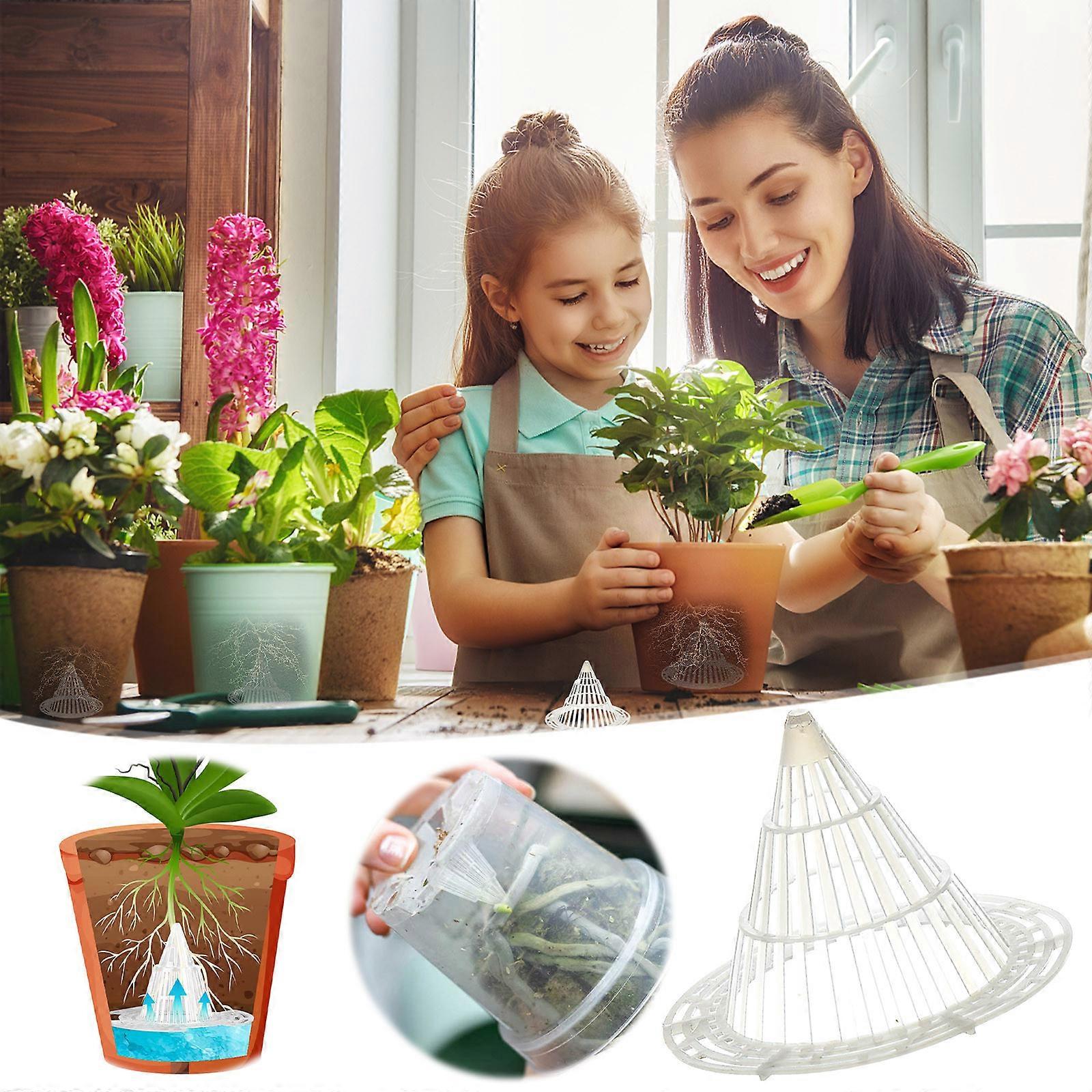 Flowerpot Bottom Hole Mesh Pad Plastic Orchid Cover Succulent Potted Plant Leak-proof Mesh Pad Bottom Mesh Breathable Leaking