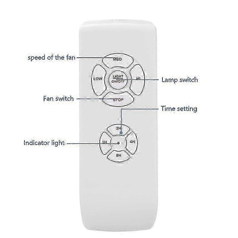 Ceiling Fan Light Lamp Timing Wireless Remote Control Receiver Distance Remote Switch Speed Control Parts