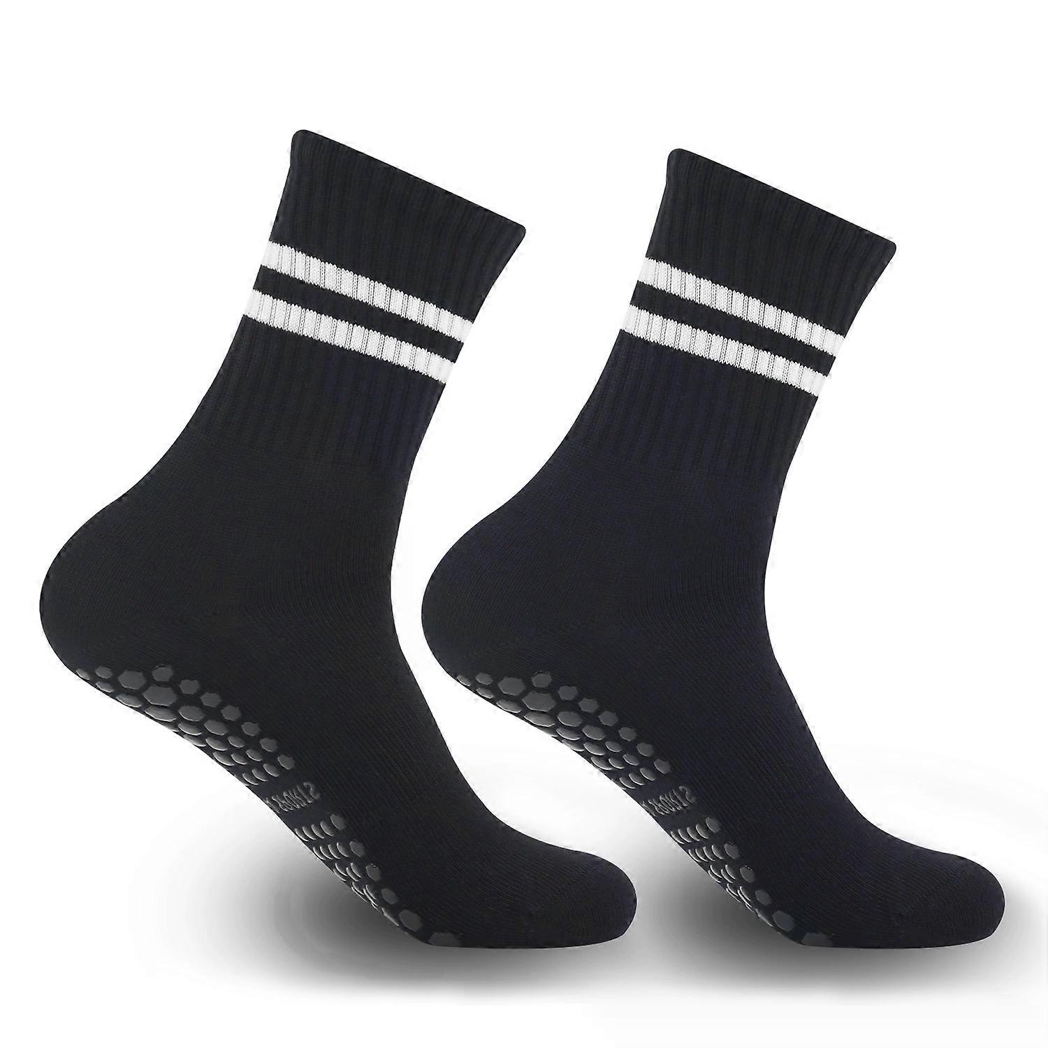 Women's 90% Cotton Anti-Slip Yoga Socks Size S-L Non-Slip Grip for Pilates and Fitness Workout, Breathable Lightweight Design