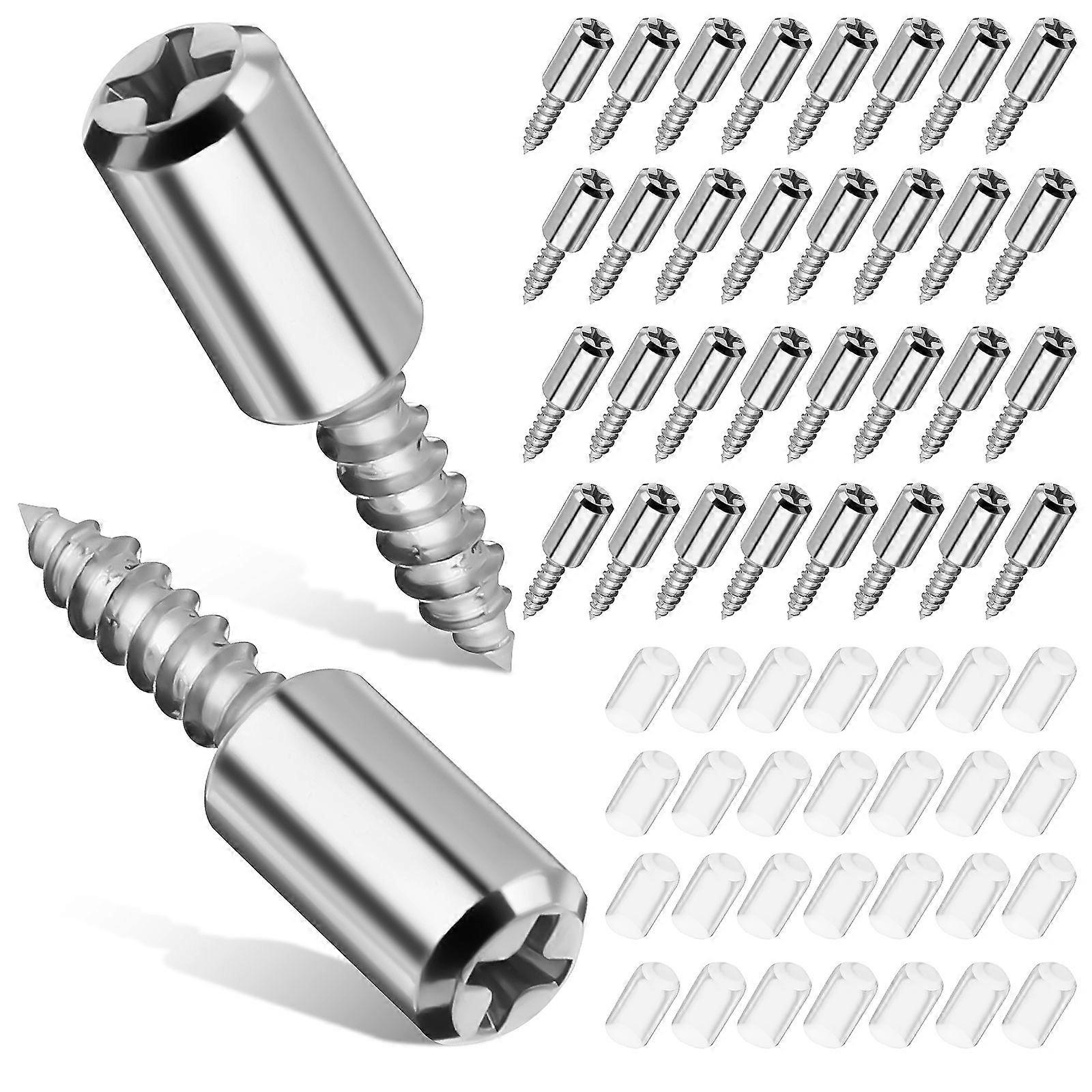 120pcs Shelf Pins Screw In Self Tapping Screw Shelf Support Pegs Cupboard Pegs Furniture Shelf Screw Pins