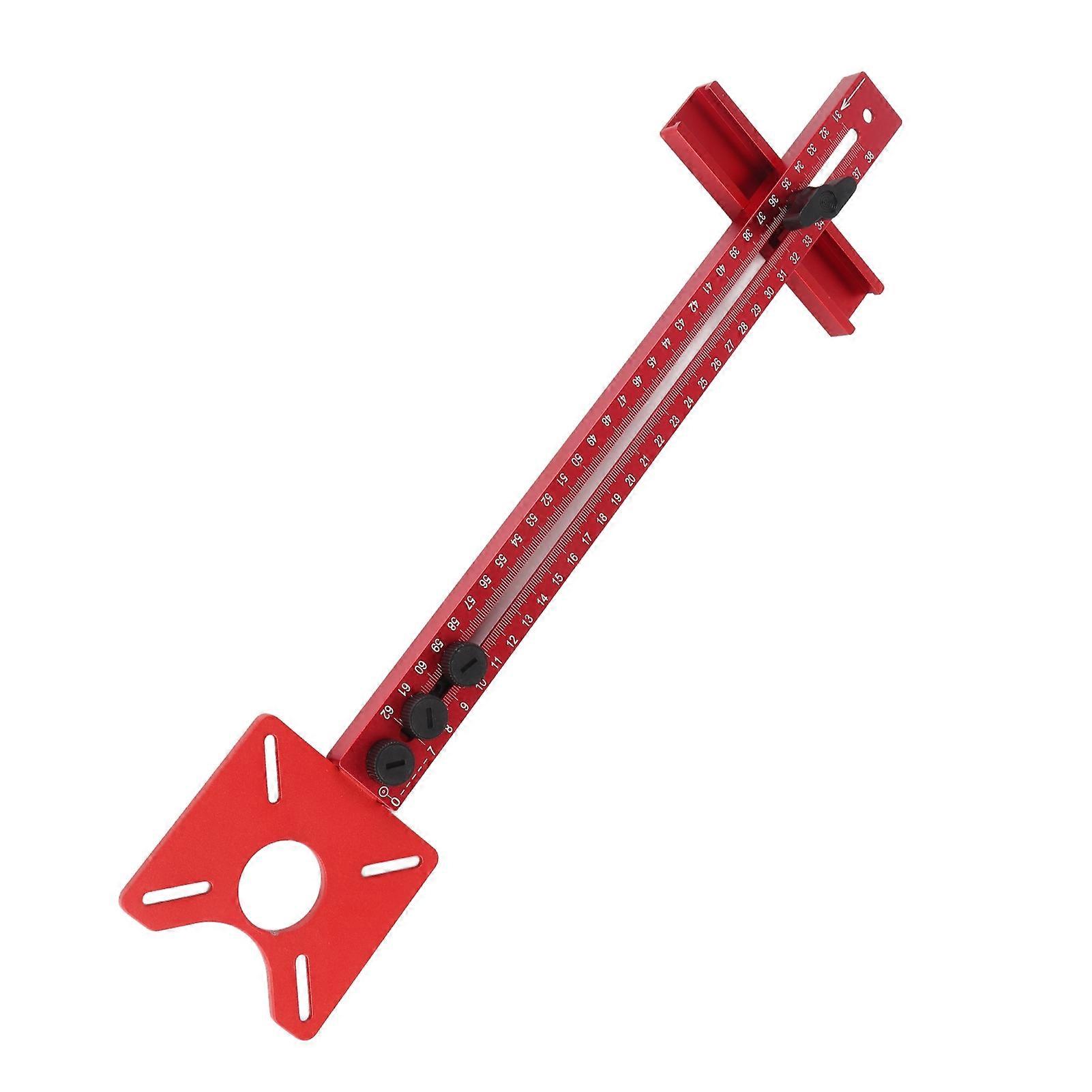 جهاز التوجيه طحن الأخدود قوس 3 في 1 آلة التشذيب لوحة الوجه النجارة أداة متعددة الوظائف قابلة للفصل 445 مم طول