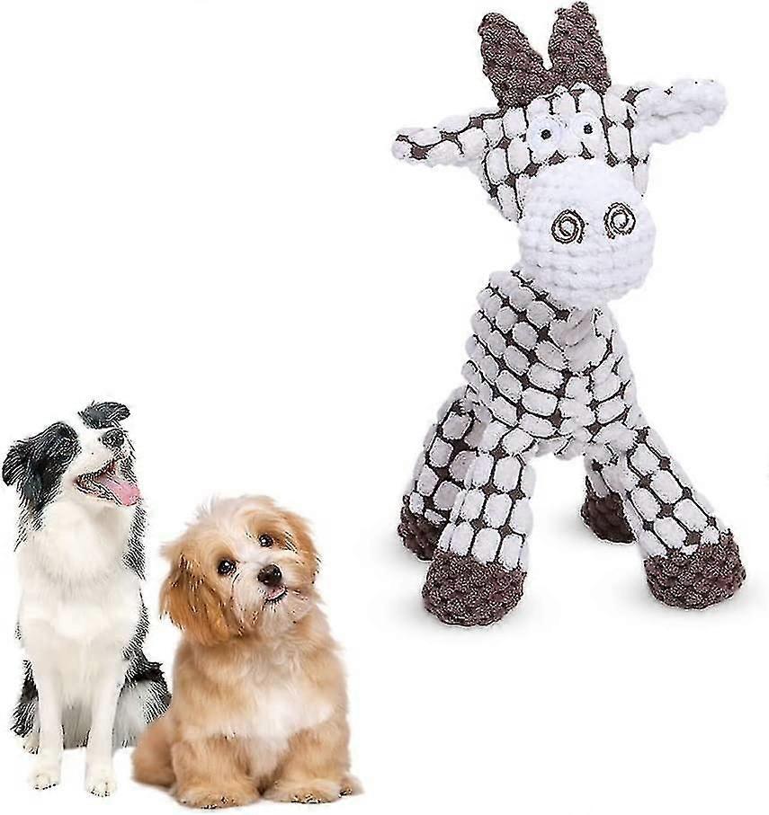 Dog Plush Toys,donkey Shape Pet Chew Toys Squeaky Plush Toy,corduroy Chew Toy For Small, Medium Dogs