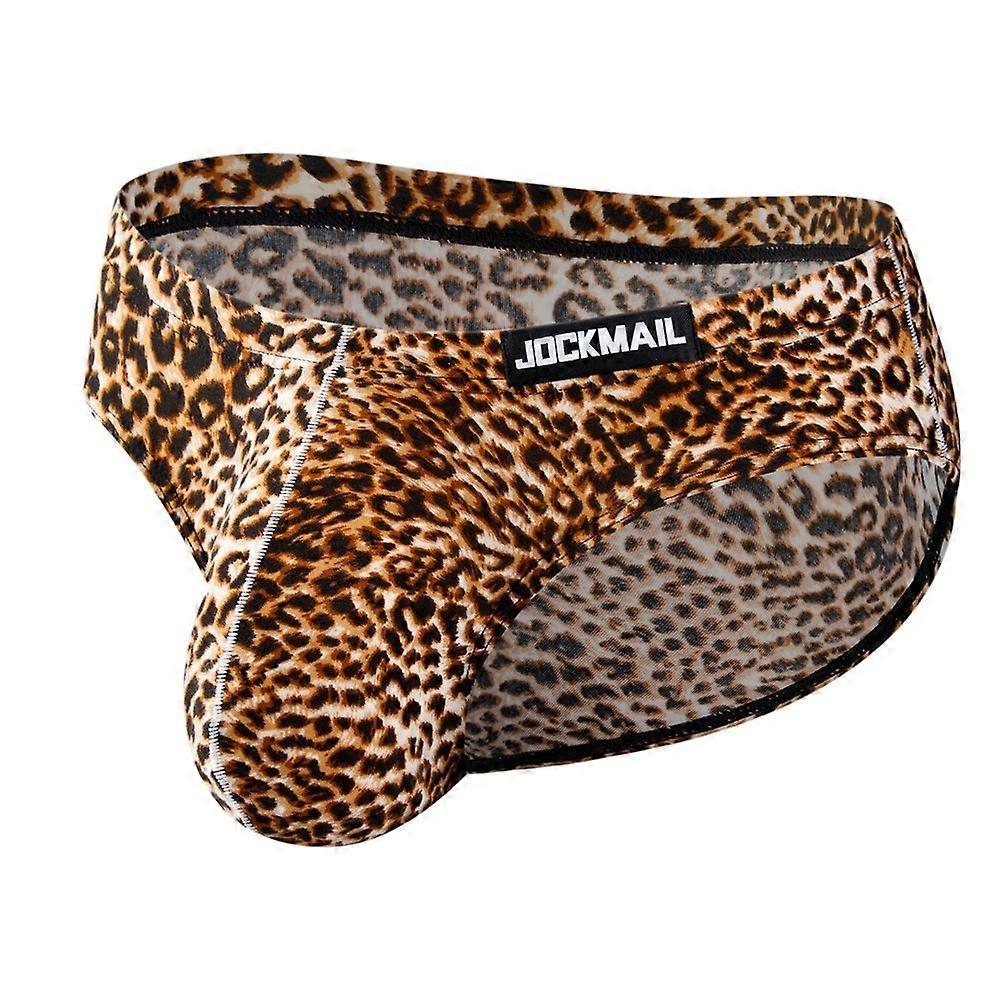 Leopard Print Briefs Men Bikini Underwear Slip Hombre Calzoncillos Hombre Kinckers Men Briefs Pouch