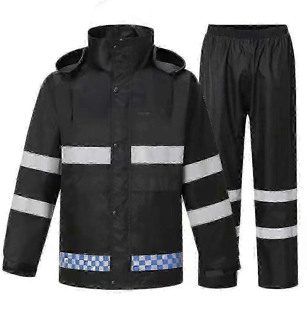 "Men's Oxfort Cloth Waterproof Rain Suit"
