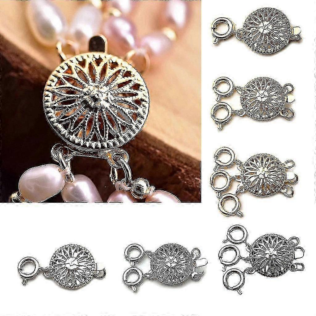 Practical Locking Magnetic Necklace Connector Stackable Necklace Clasp Closure