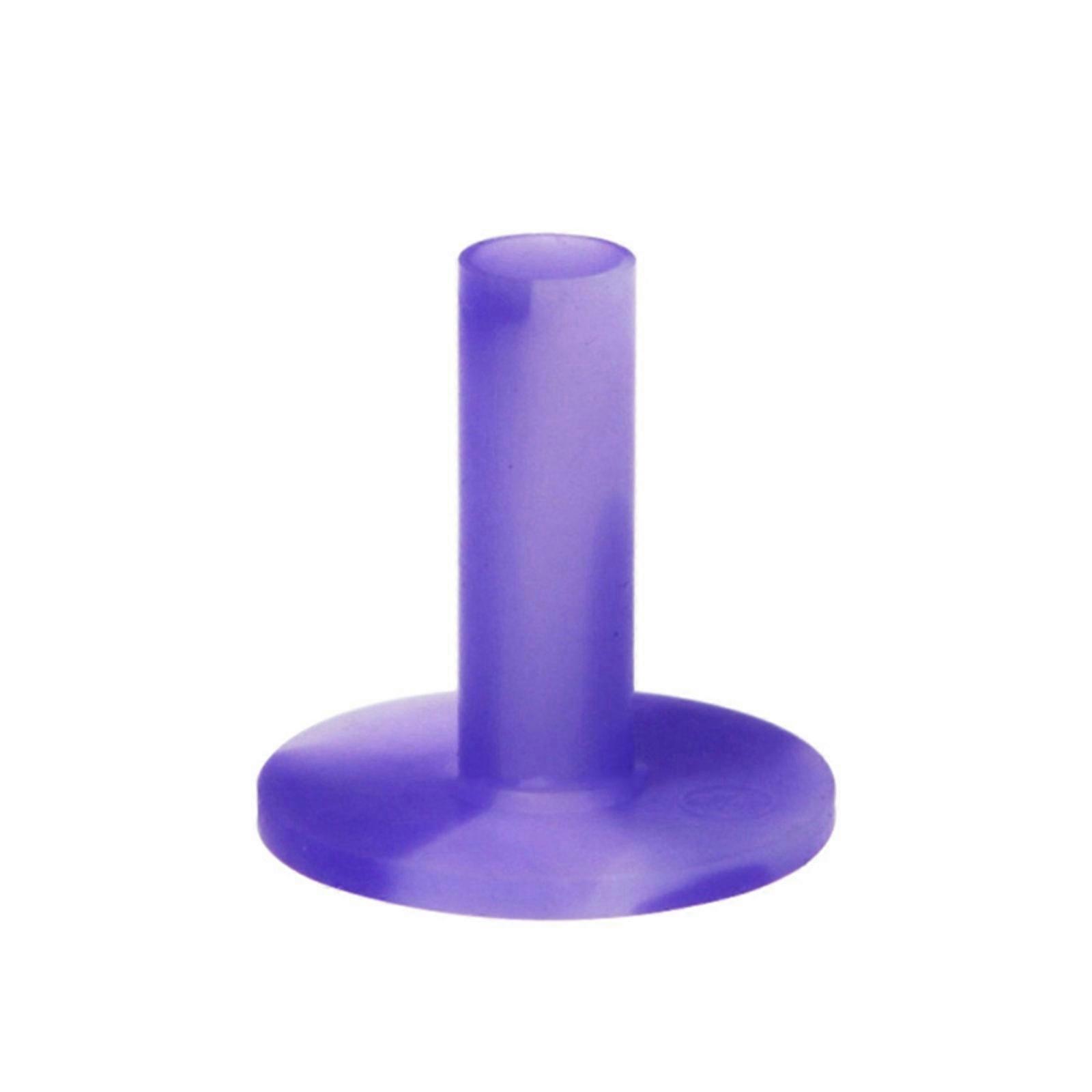 Kauçuk Golf Tees Tutucu Pratik Eğitim Tees Eğitim Sürüş Aralığı Tees İç Mekan Dış Mekan Arka Bahçe Evler Ofis Mor