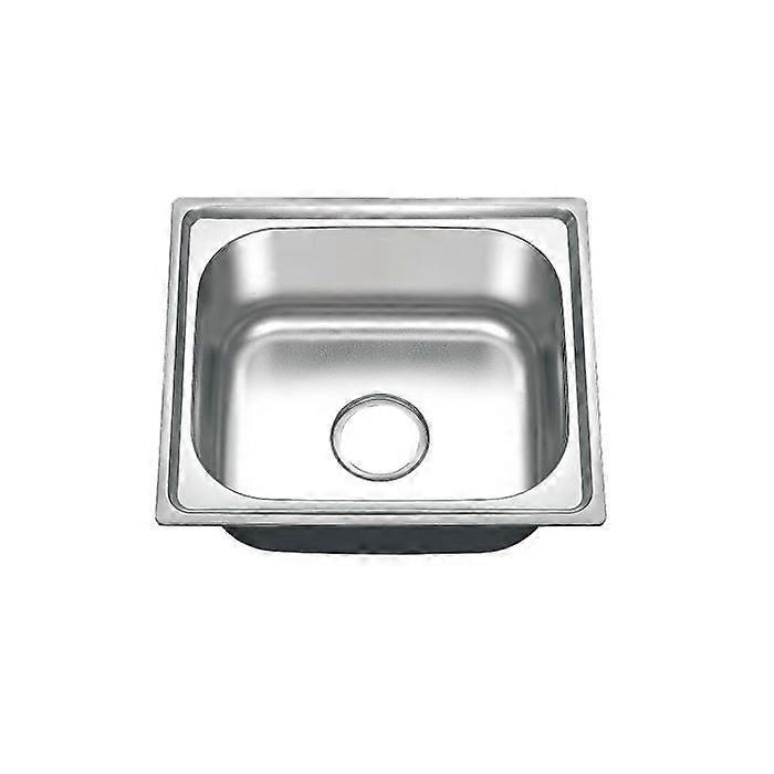 Rectangular Stainless Steel Sink - GENERIC - 460x400x200mm - Drainage kit included