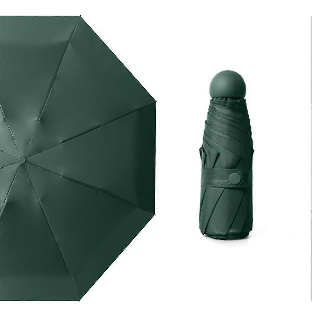 Five-folding Manual Sun Umbrellas Portable Capsule Umbrellas for Outdoor Travel