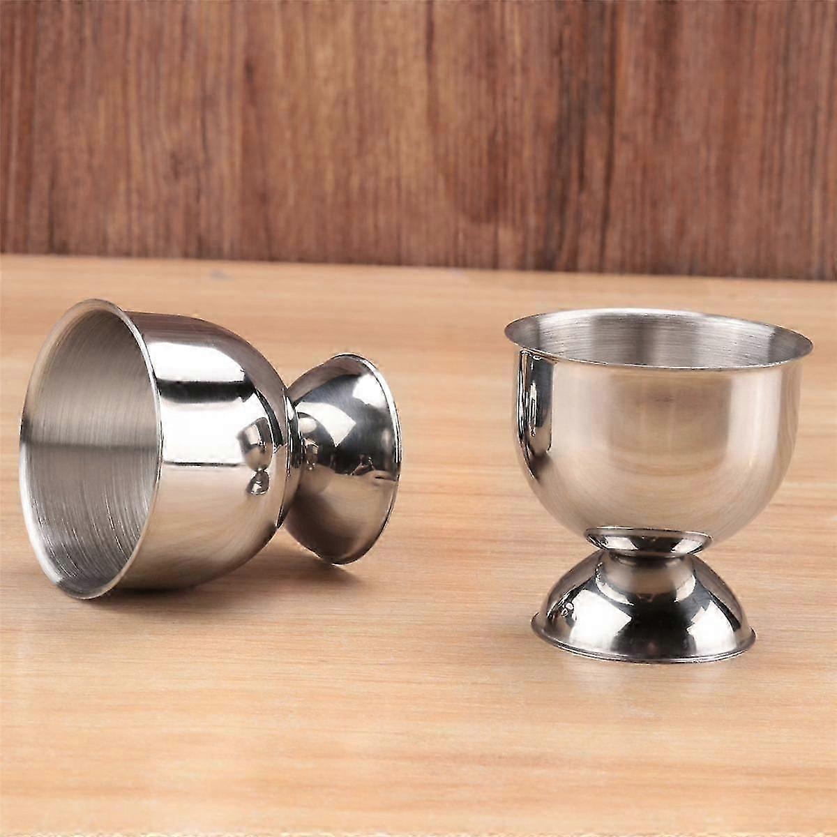 Egg Cracker Topper Set  Soft Hard Boiled Eggs Separator Tool  Include Spoons and Cups-Shell Remov