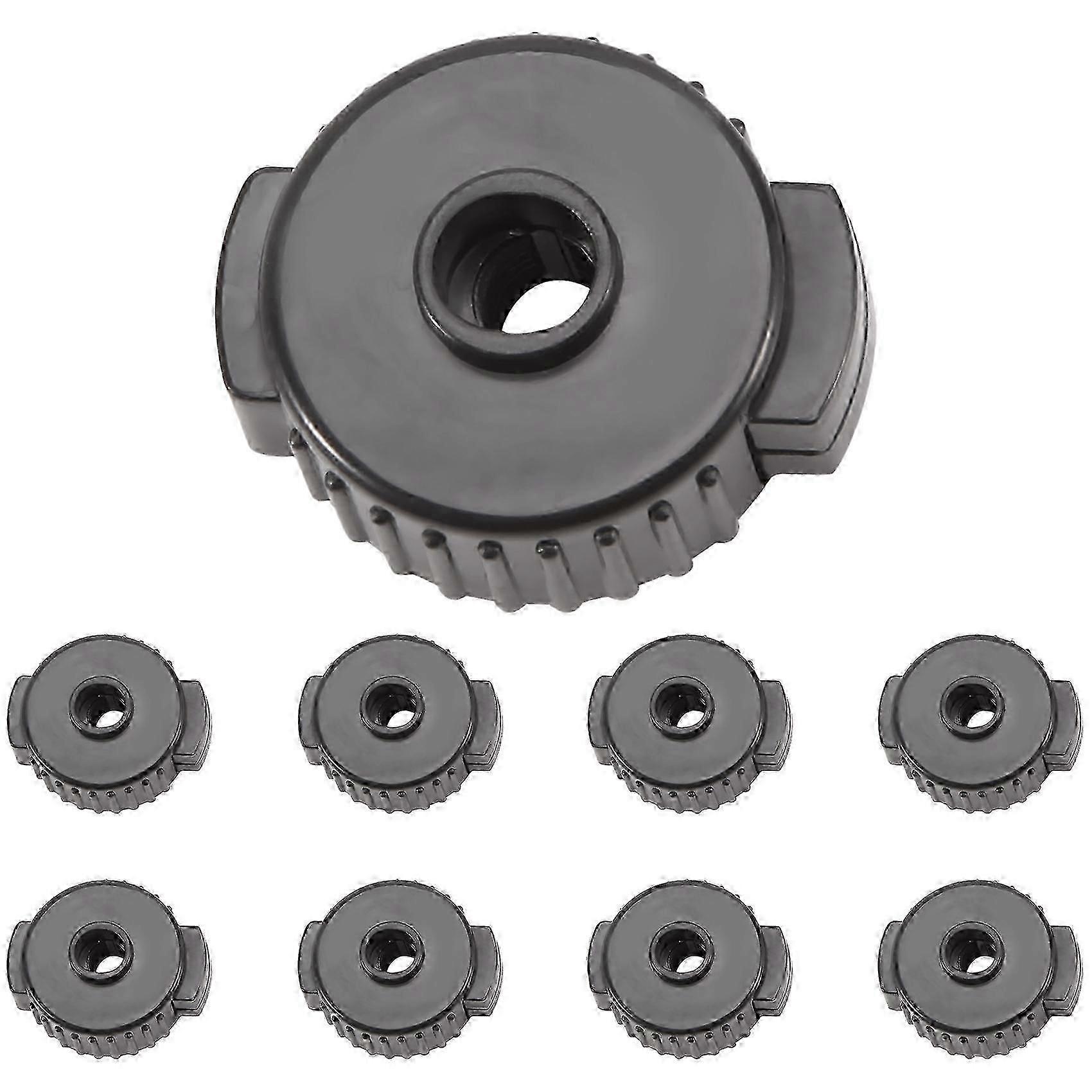 9Pcs ABS Drum Set Quick Release Nuts Cymbal Quick Assembly Drum Mate Replacement Accessories js