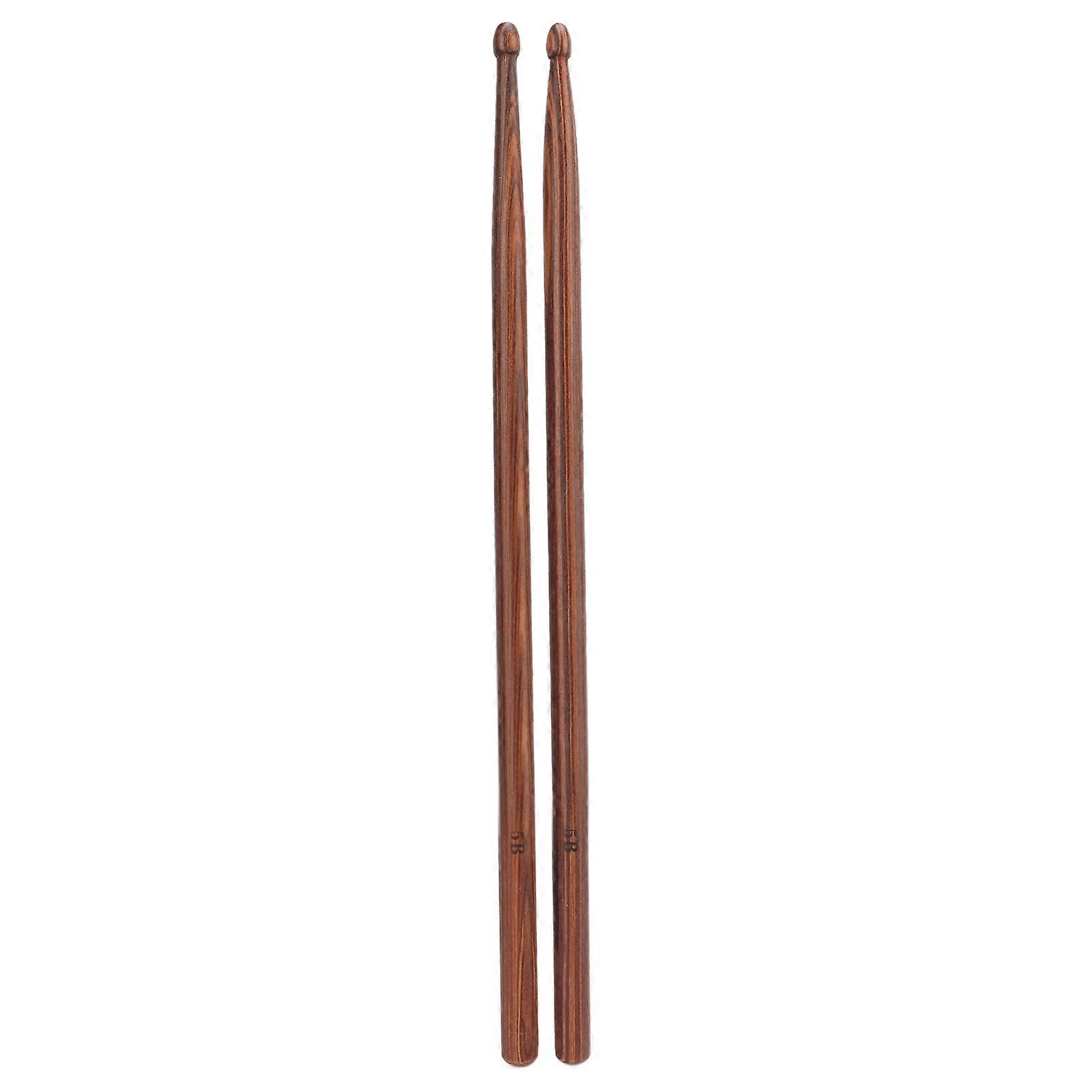 2Pcs Classic Maple Wood Drum Sticks Snare Drum Hammer Percussion Accessories for Jazz Drum Kit Gift 5B
