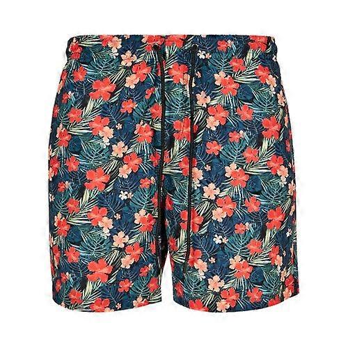 Urban Classics Mens Tropical Swim Shorts
