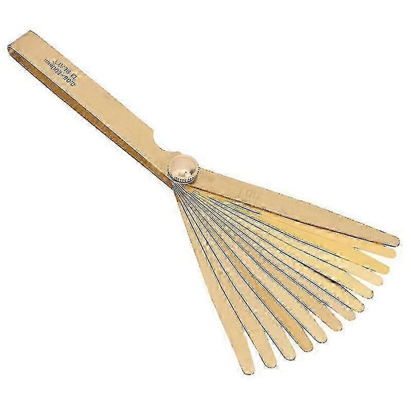 10.5X1.5cm Golden Textile Art Gauges & Rulers Gap Ruler Stainless Steel Dual Marked Metric Imperial