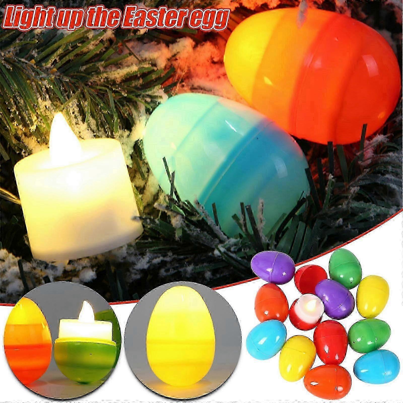 Easter Eggs Easter Decoration Luminous Eggs Scene Layout Easter Eggs Lights 244886
