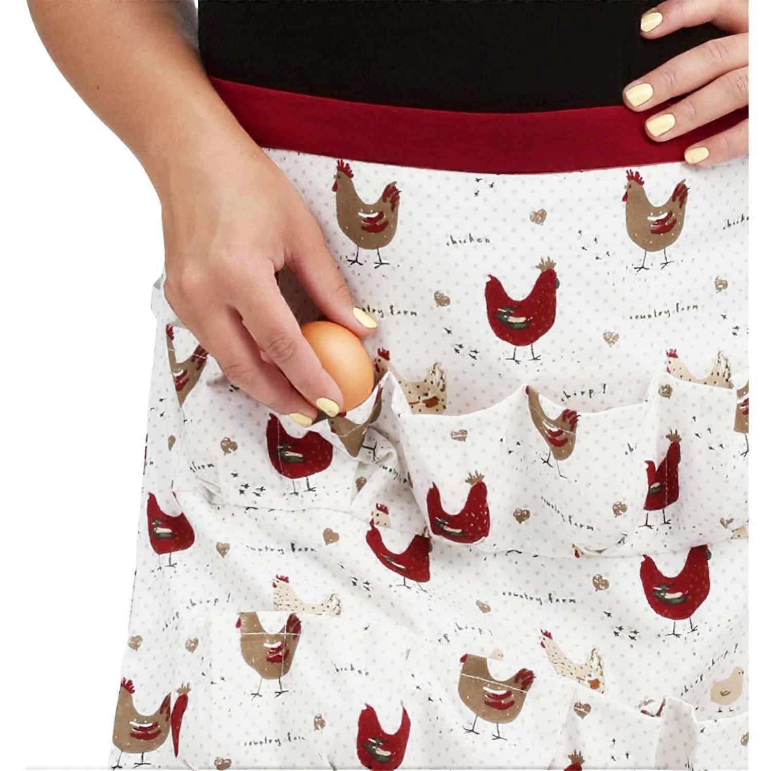 Apron For Farmhouse Egg Collecting And Gathering, Adult Size, Egg Collecting Apron For Chickens, Farm Use