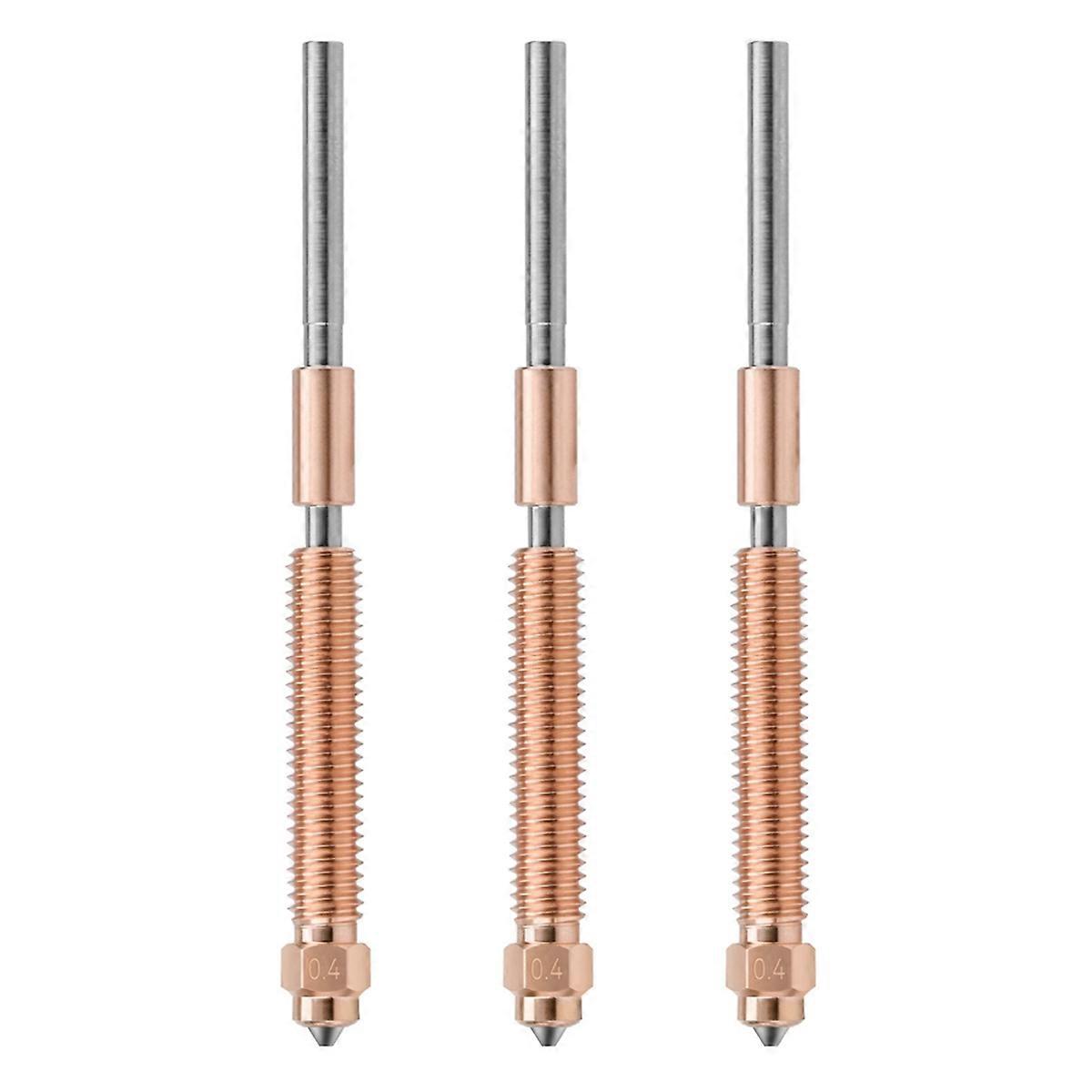 3Pcs for K2 Plus Nozzle Quick-Swap Nozzle Hardened Steel