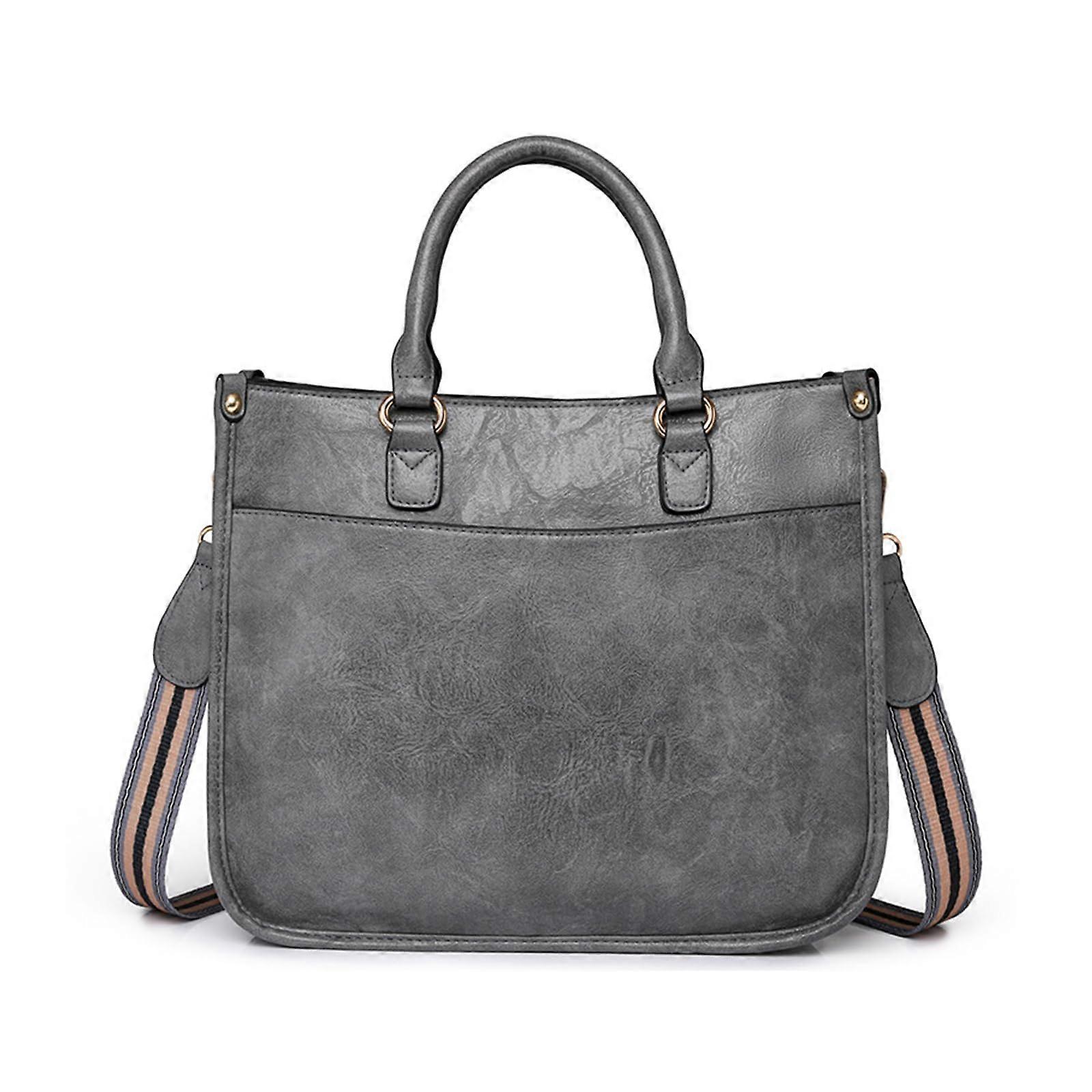 Comfortable Retro Women's Document Bag One-Shoulder Crossbody with Adjustable Strap and Durable Material in Various Colors