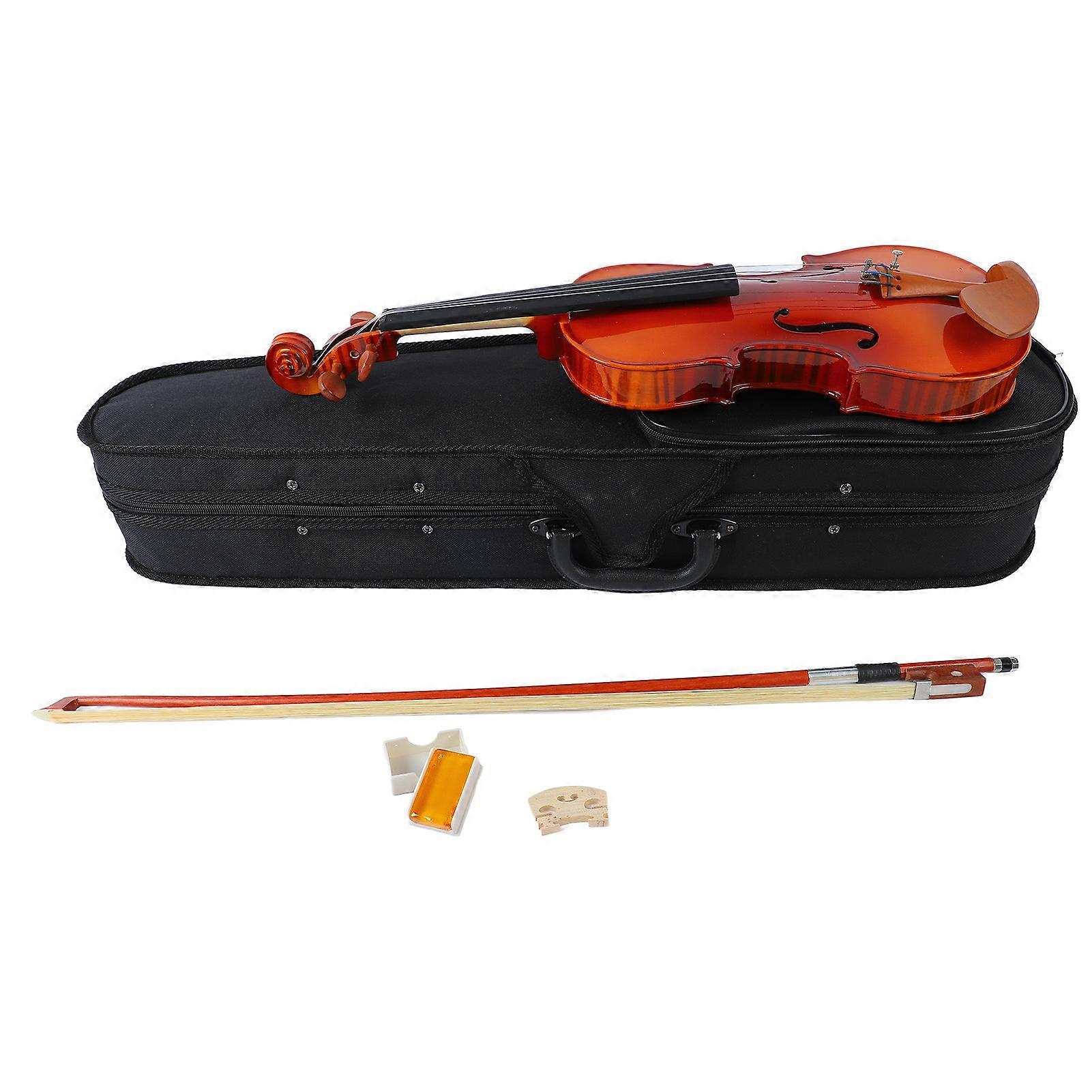 バイオリンアストンヴィラ無垢材耐久性のあるアコースティック楽器バイオリン初心者用3/4明るい56cm