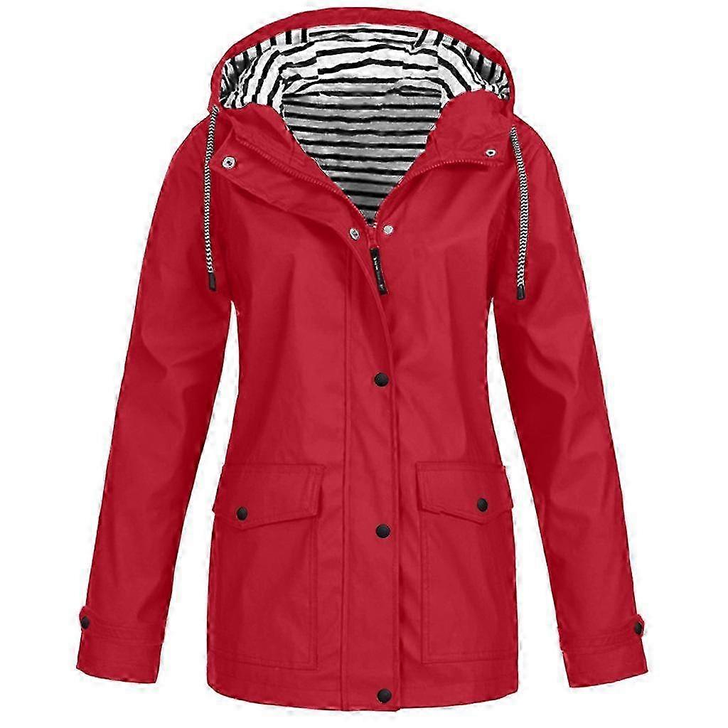 Women's Size Outdoor Waterproof Jacket L red