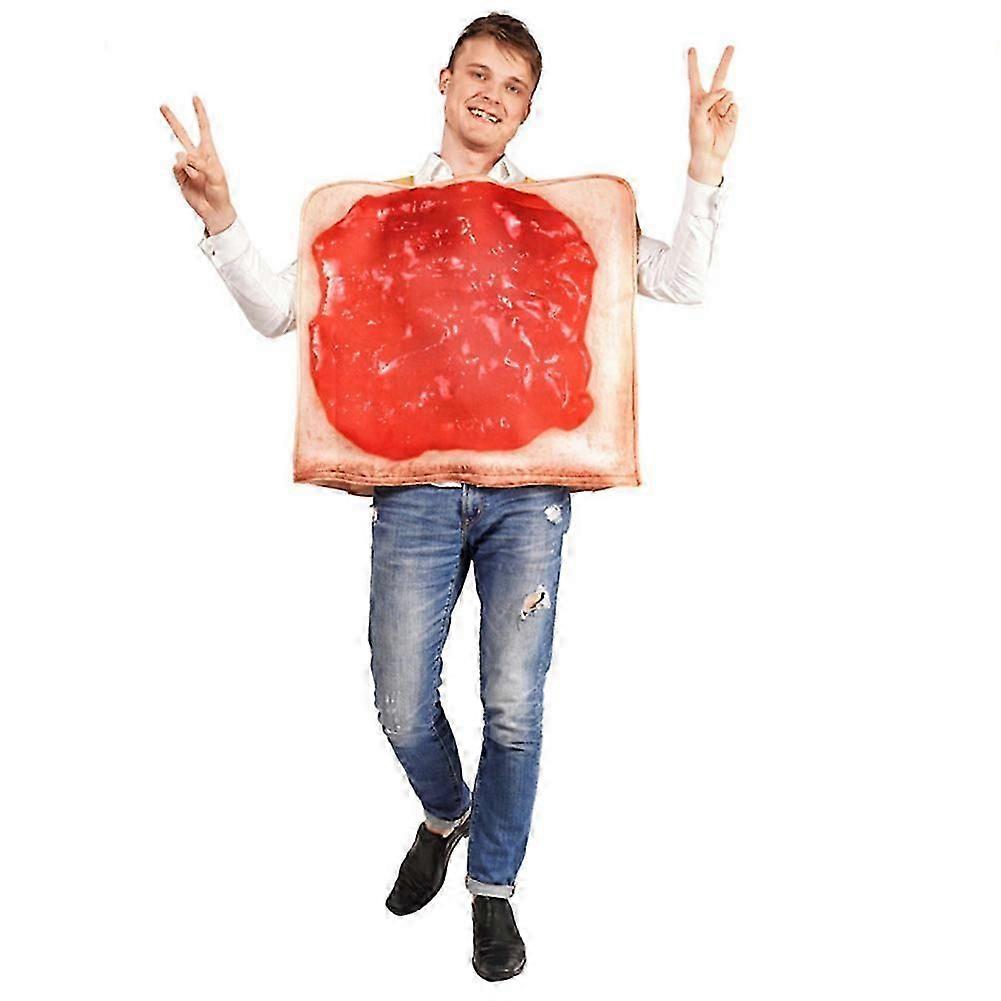 Unisex Bread Cosplay Costume Theme Party Stage Performance Costume Props