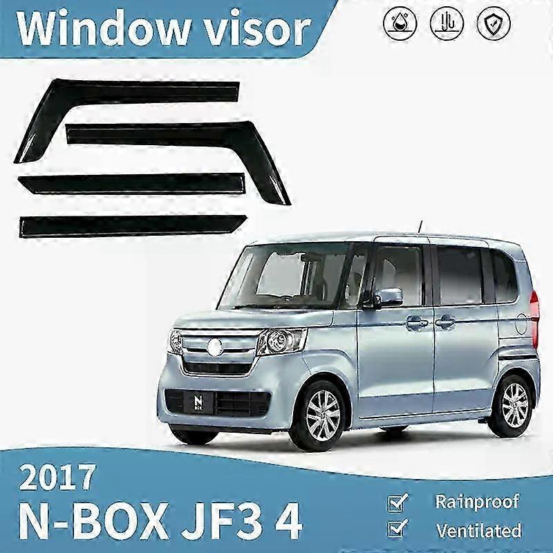 Applies To Window Visor For Honda N-box Mk2 Jf3 4w 2017-2022 Vent Ventvisor Wind Deflectors Visors Rain Guard Shades Visor Door Visor