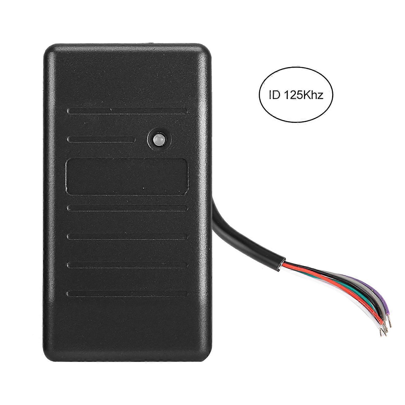 125kHz Wiegand 26/34 Waterproof Security RFID Card Access Control Reader Black ID 125kHz