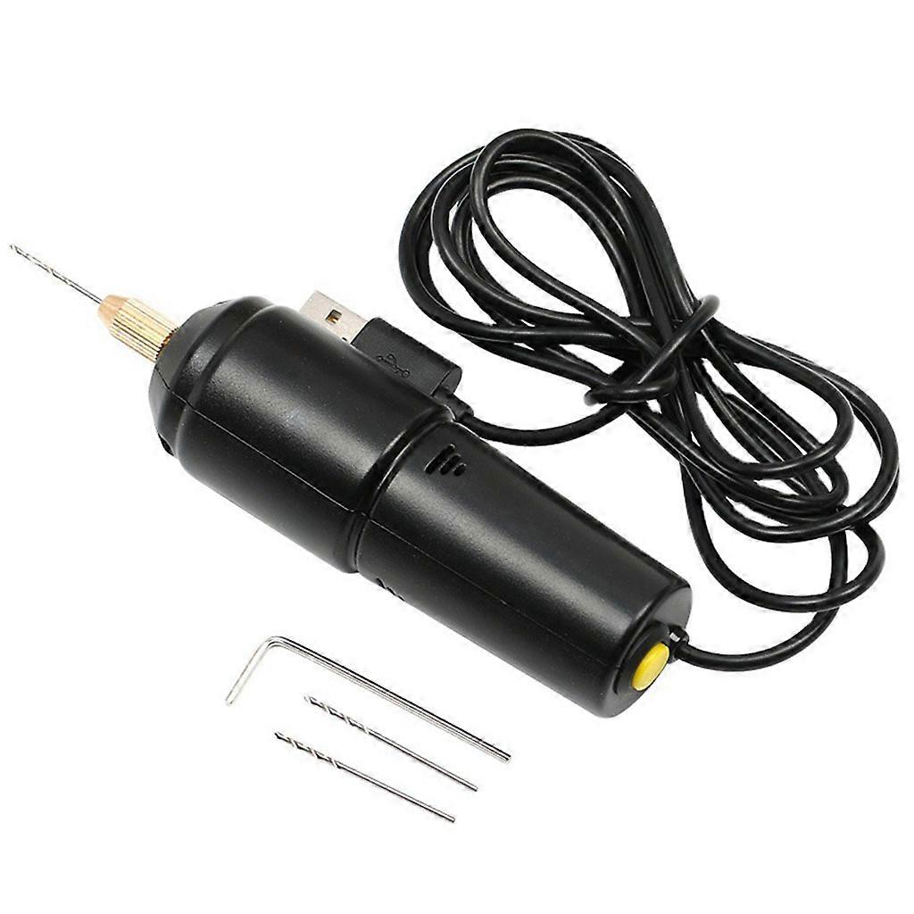 Epoxy Resin Jewelry Making Crafting Resin Mini Hand Drill Kit with 5V USB Data Cable Epoxy Hole Punching DIY Wood Tool Other