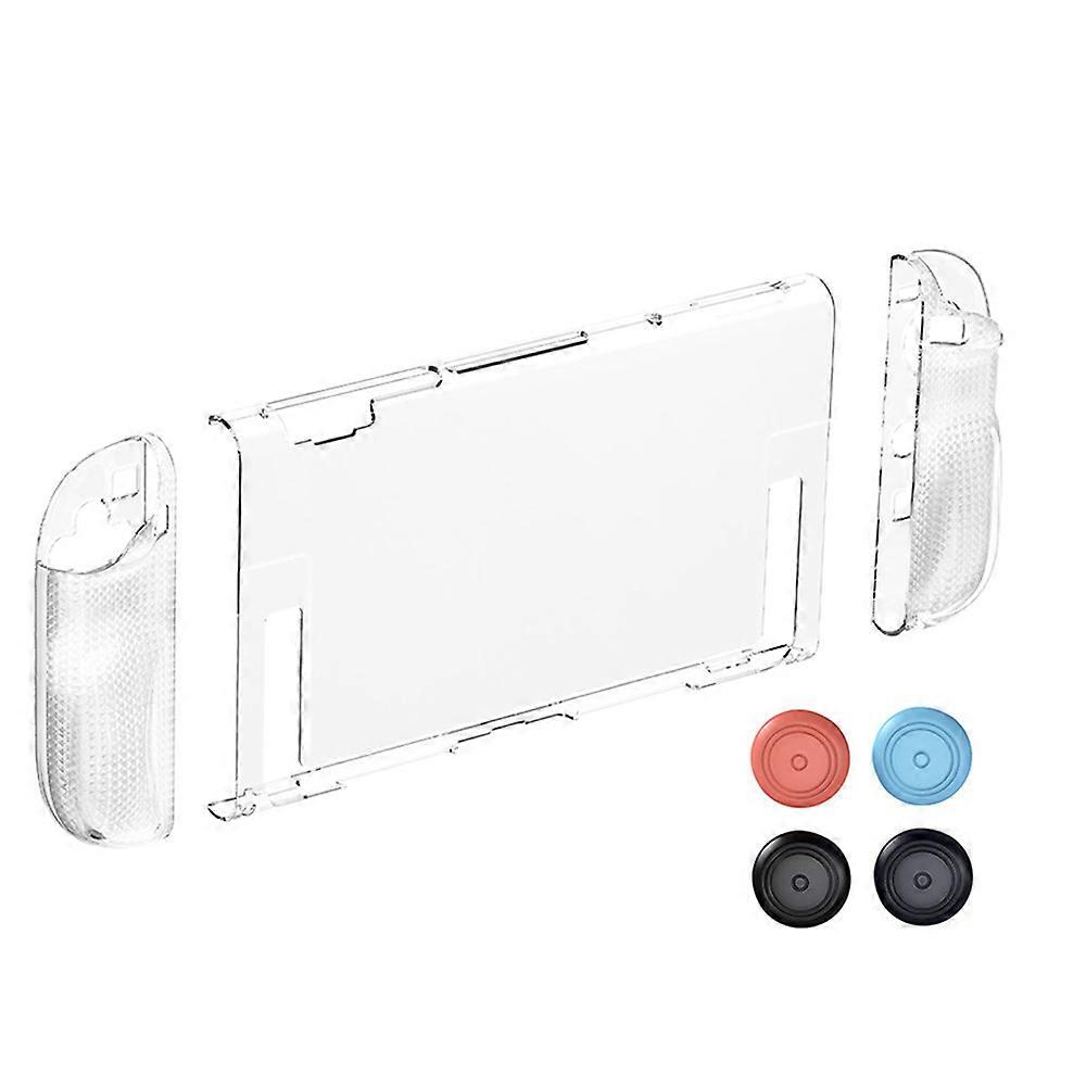 TPU Diamond Pattern Split Protective Case+ Rocker Caps Accessories for Switch 2