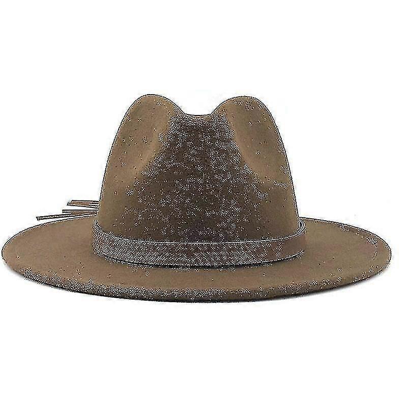 Bred Brem Høst Trilby Caps, Vinter Panama Hatt