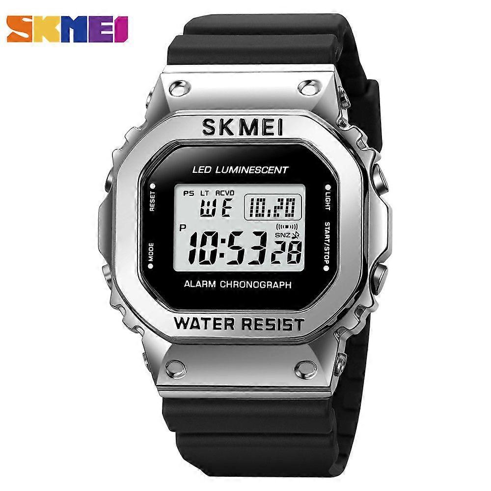 SKMEI Fashion LED Light Digital Sport Watch Men 3Bar Waterproof Chrono Alarm Watches Date Week Clock Watch reloj hombre 1851