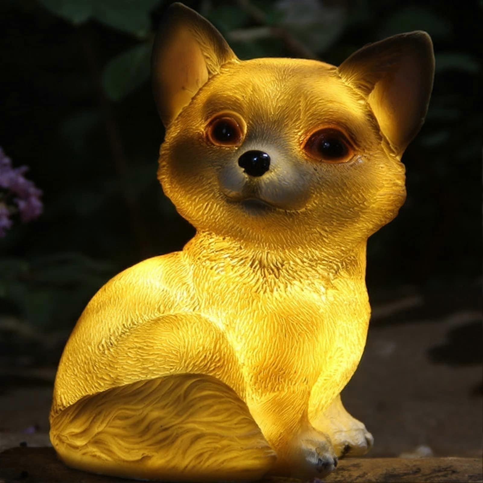Solar Powered LED Outdoor Garden Light Lamp Rabbit Design, Waterproof, Auto On/Off, Lasts Up to 8 Hours, Landscape Decoration