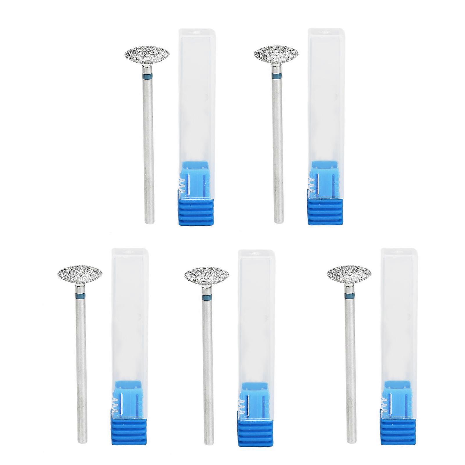 5Pcs Cuticle Remover Nail Bit Versatile Rugged Rough Surface Nail Drill Bits Set for Home Salon