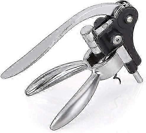 Rabbit Style Lever Corkscrew Wine Bottle Opener - Silver