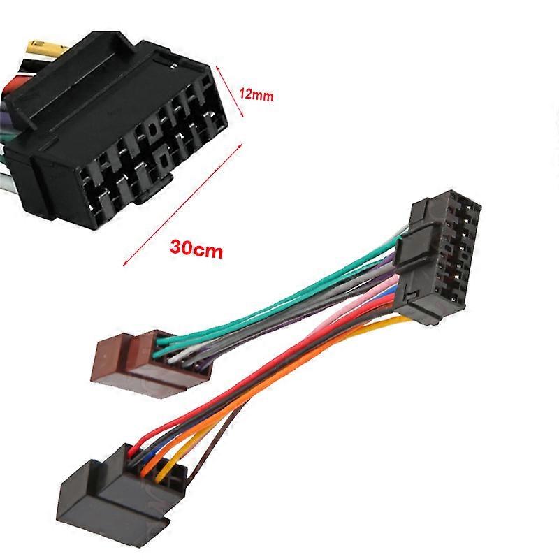 16 Pin ISO Cables in Bundle Adapter for BT3900u GT90BT BT4100U BT3100U CD- CDX- MD- MEX- WX- XAV Series/KW Series