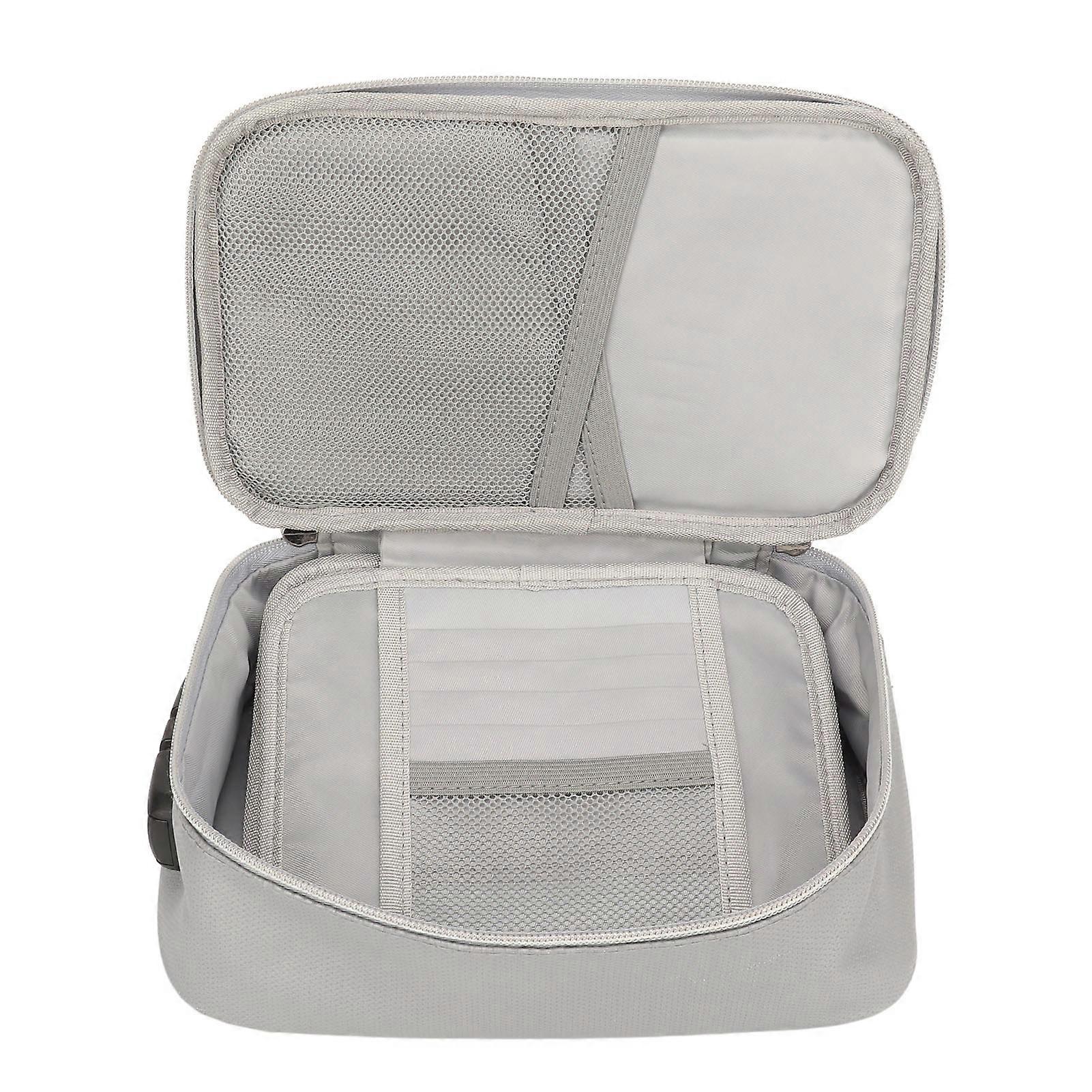 Fireproof Document Organizer Bag - Secure, Portable File Storage with Combination Lock