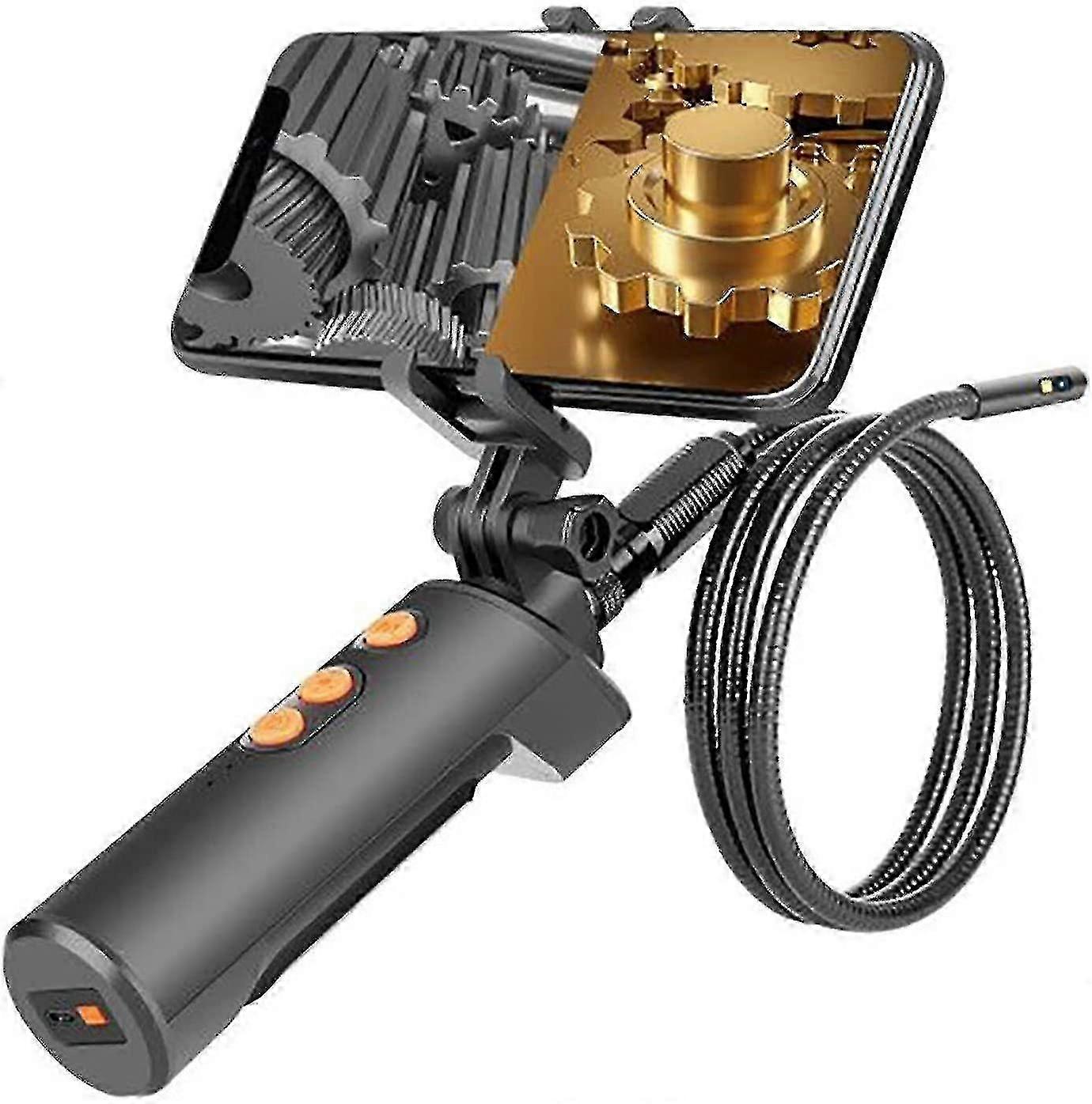 Wifi Industrial Endoscope, Borescope Inspection Camera, 5m Wireless Wifi Mobile Phone Snake Pipeline
