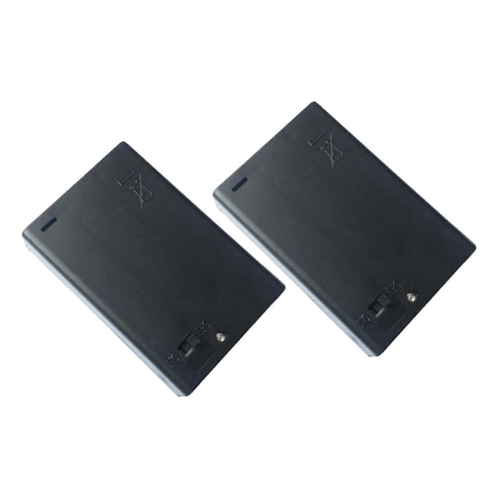 2 Pieces  AA Battery Holder Replacement Black for Heating Socks