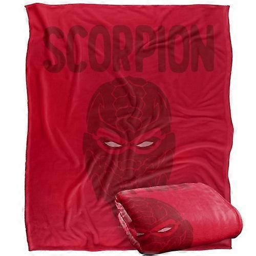 Mortal Kombat Head Scorpion Blanket