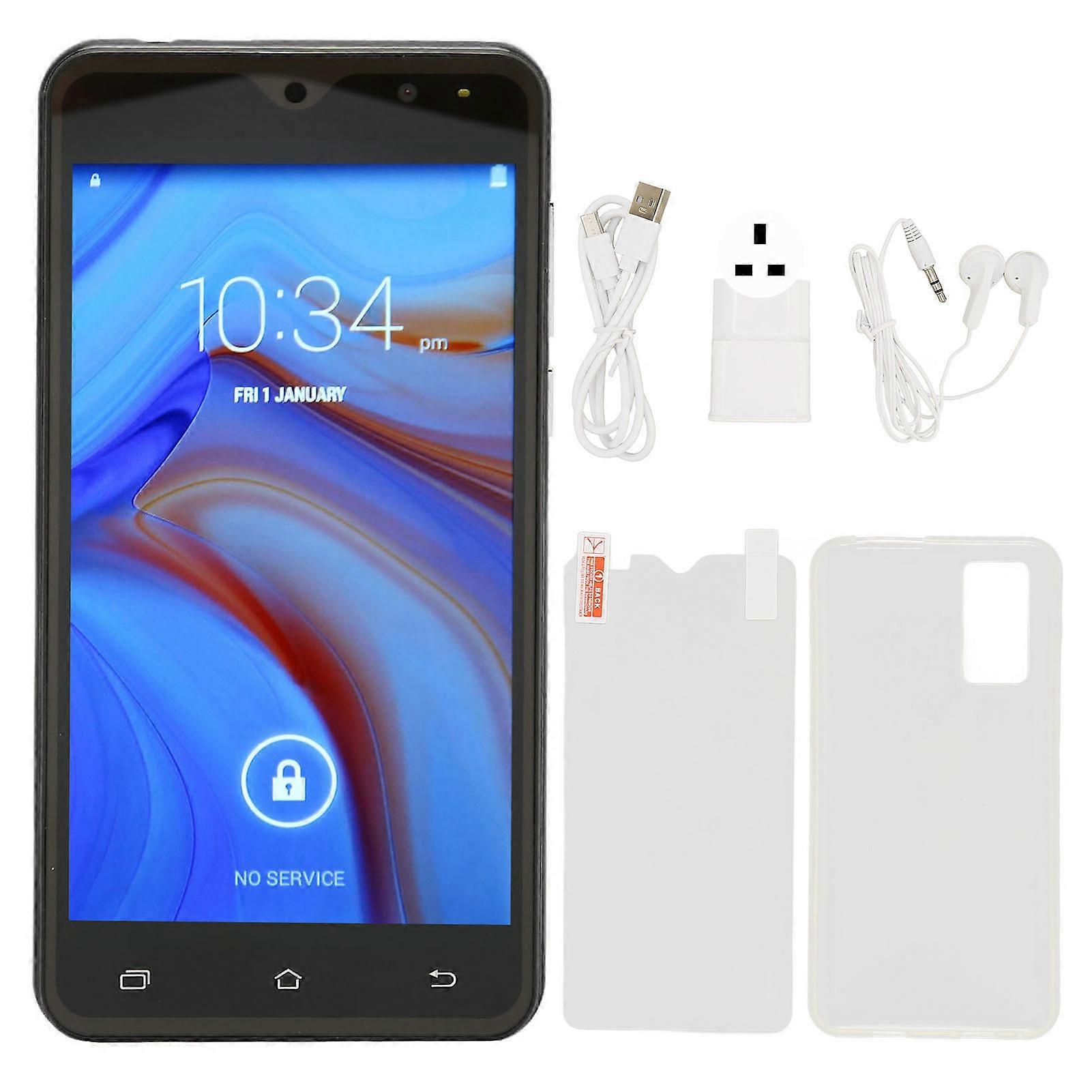 Celular de 5,0 polegadas para Android 11 Octa Core HD 1080P Câmera 2GB RAM 16GB ROM Dual SIM Smartphone