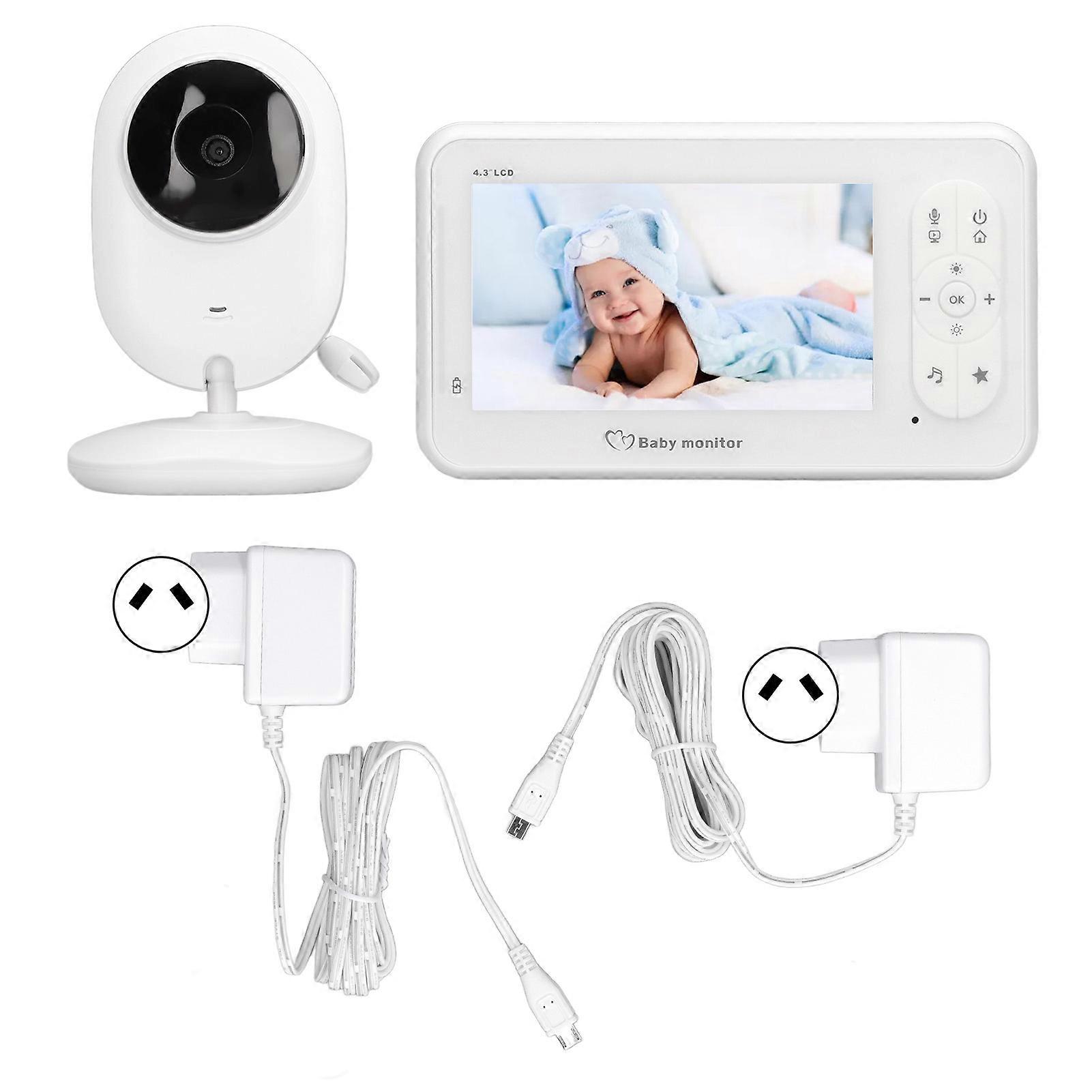 Wireless Video Baby Monitor with Camera, Night Vision, Temp Display & Two-Way o