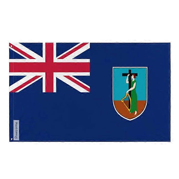 Montserrat Flag – 120 x 180 cm – Polyester – Iron Eyelets – Durable