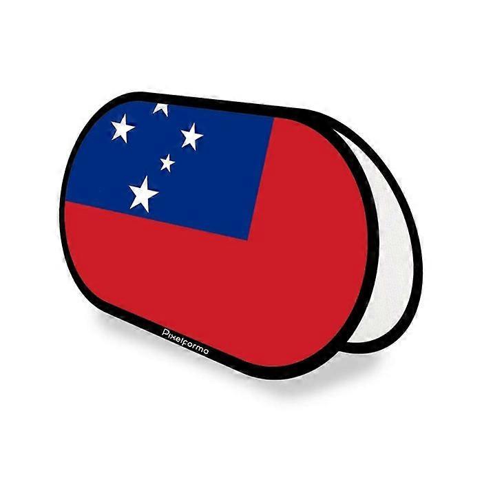 Advertising Support – Samoa Flag – 70 x 120 cm – Polyester – Lightweight – Easy to Install