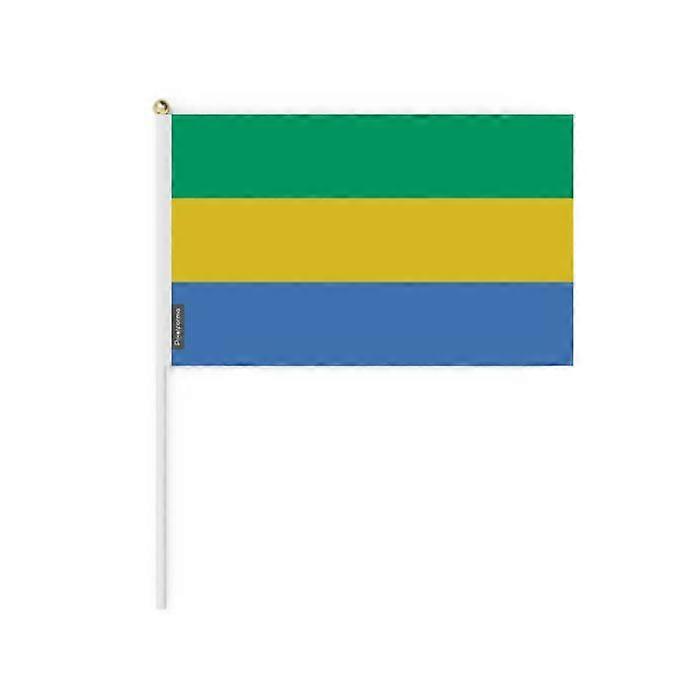 Flag - Gabon - Mini Flag 30x45 cm - Durable Polyester - Lightweight - Double-sided Print