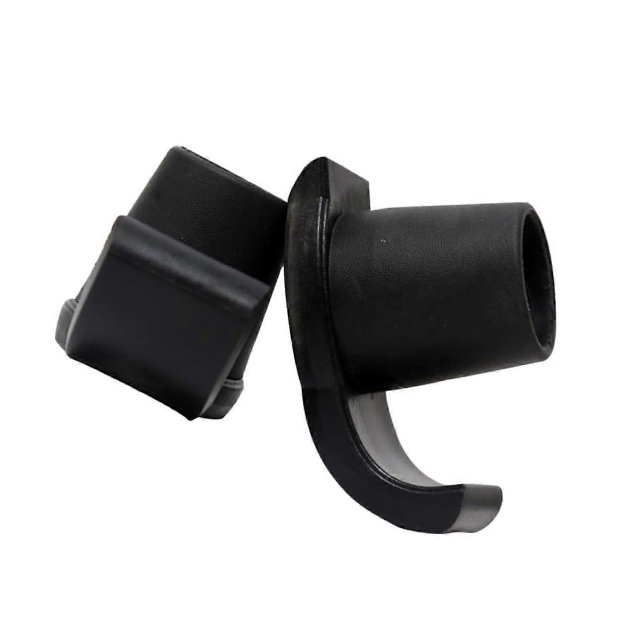 1Pair Slip Walker Glide Skis Accessory for Enhanced Stability and Traction Compatible with Walkers for Patients and Seniors Black