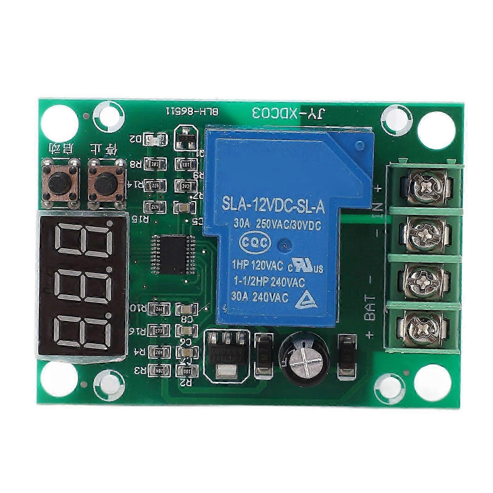 Battery Charger Module Digital Display Corrosion Resistant Sturdy Charge Control Module 12V