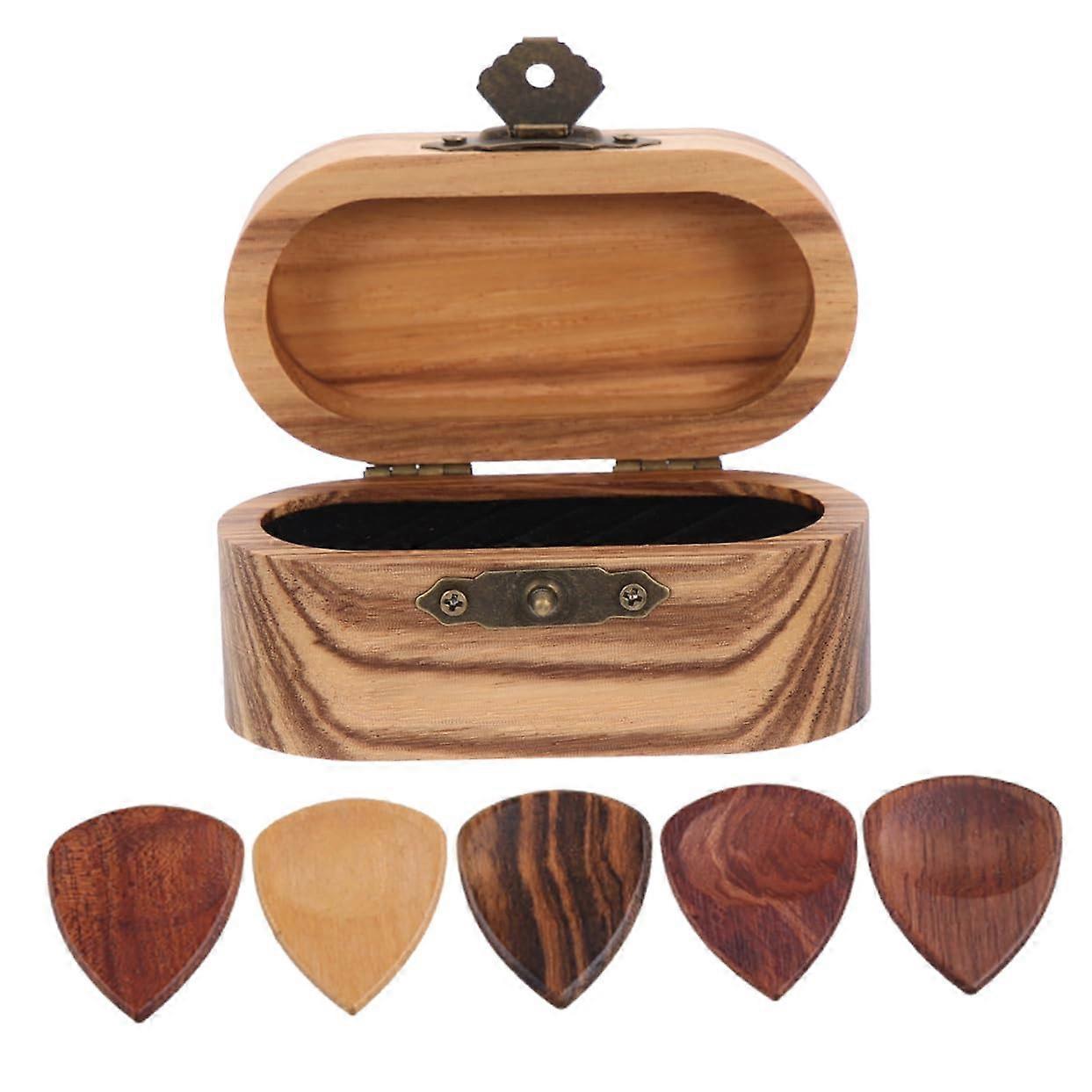 Guitar Picks Box for Folk Guitar – Durable Storage Case for Daily Use, Travel, and Performance, Holds Multiple Picks