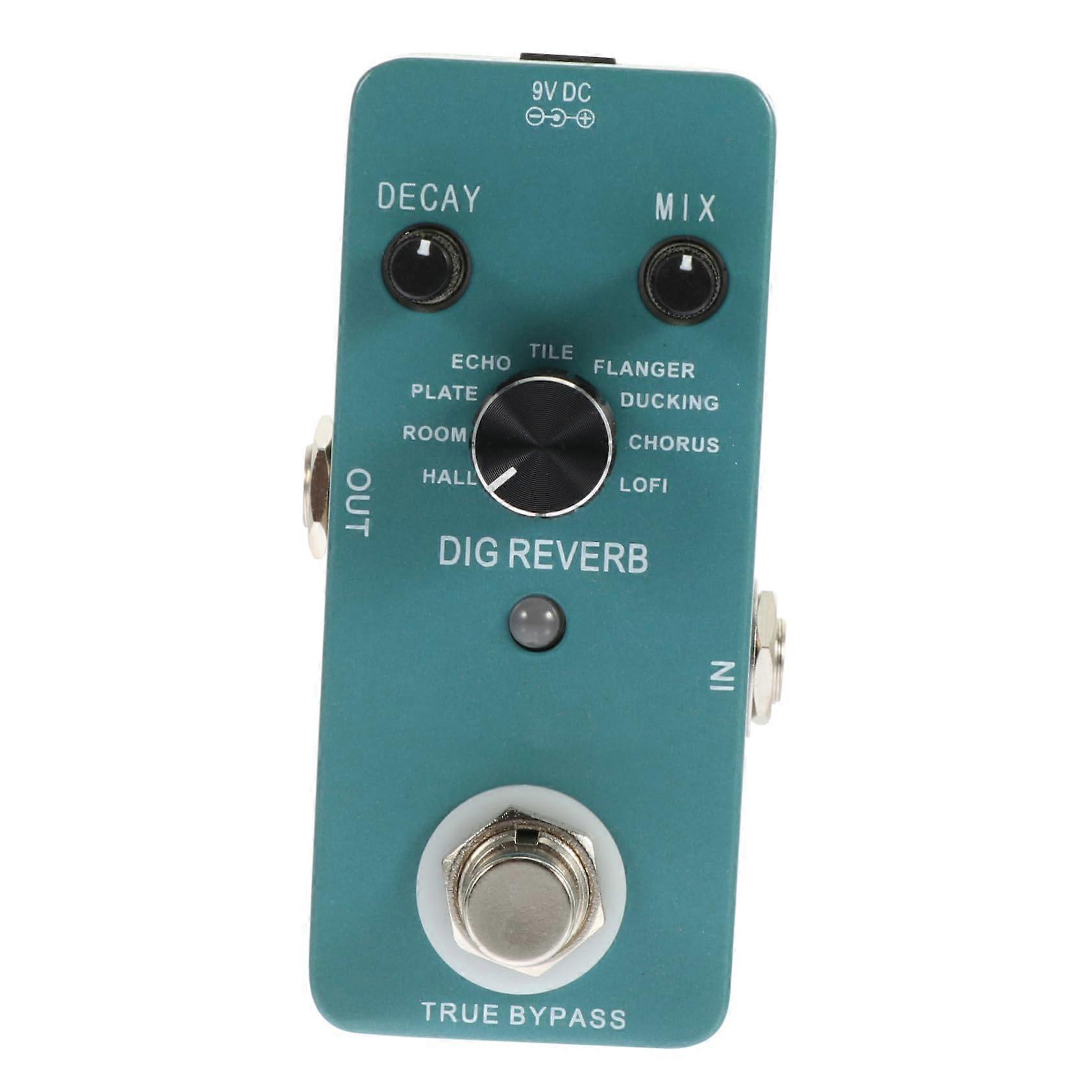 Guitar Effector Audio Processor Durable Construction Lightweight Design For Recording And Reverb