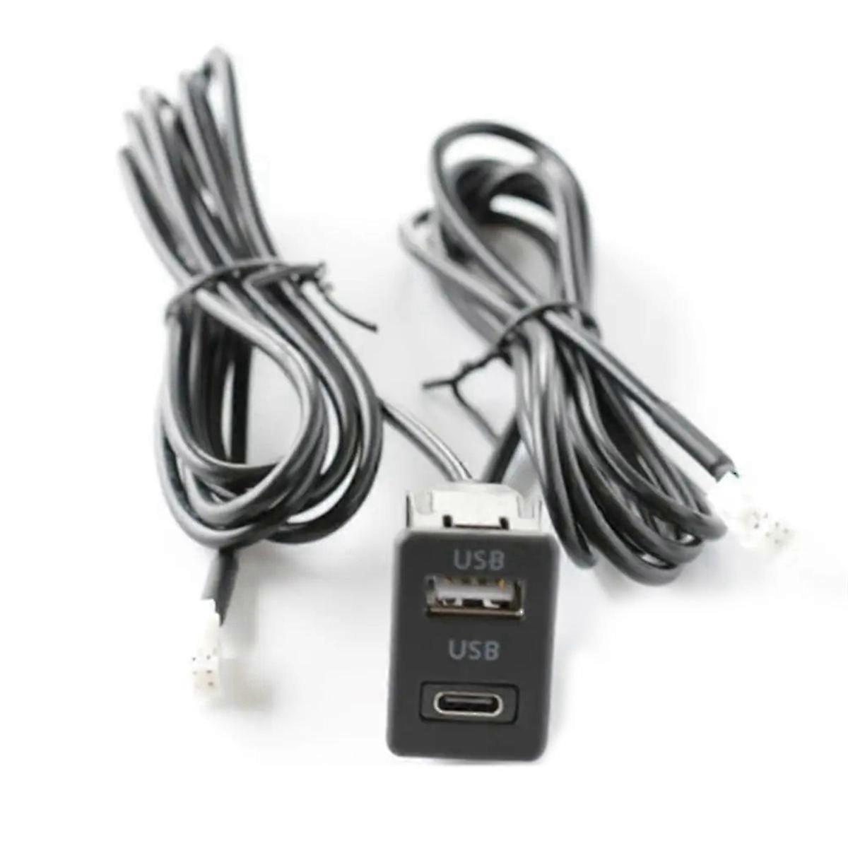 USB+TYPE-C Port Panel Interface Extension Cable Adapter hwy
