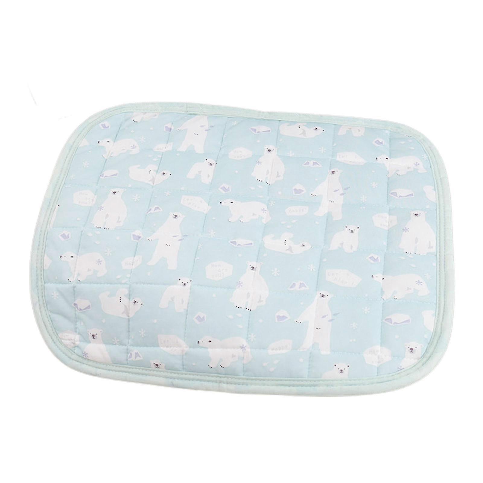 Pet Cooling Mat Breathable Comfortable Anti-Slip Soft Large Summer Ice Pet Cushion for Home