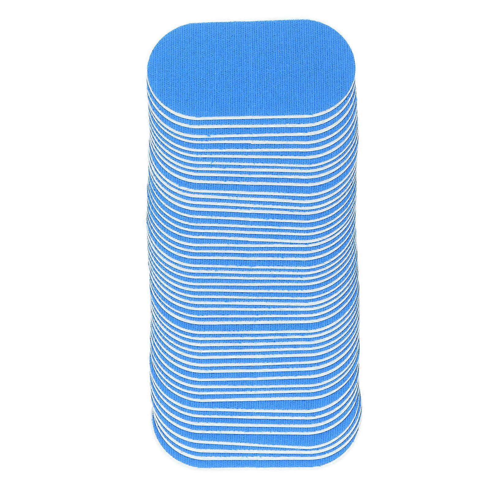 50 Pcs Mouth Nose Breathing Strips Anti Snoring Soft Sleep Adhesive Strips for Home Travel Blue